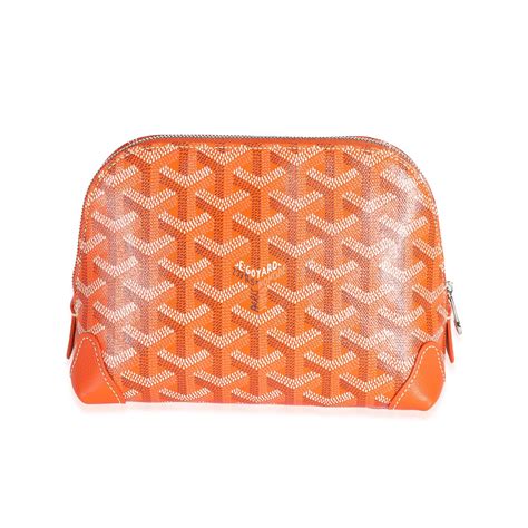 goyard vendôme cosmetic pouch price|Goyard Orange Goyardine Canvas Vendome Cosmetic Pouch.